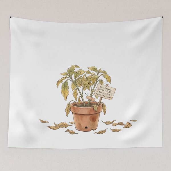 Item preview, Emotional Support Plant Also Struggling designed and sold by LunaMarkos.