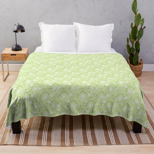Item preview, Pastel Green Meadow Blossoms designed and sold by jamsketches.
