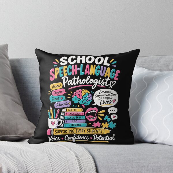 Item preview, School Speech Language Pathologist | Communication Changes Lives designed and sold by Sunday.Supply.