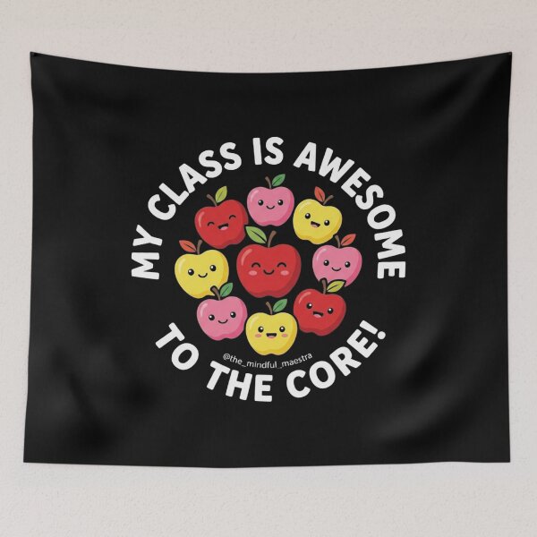 Item preview, My Class Is Awesome To The Core Teacher designed and sold by SiarheiYur.