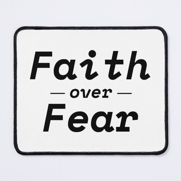 Item preview, Faith Over Fear | Minimalist Inspirational Quote designed and sold by Nikola Dio.