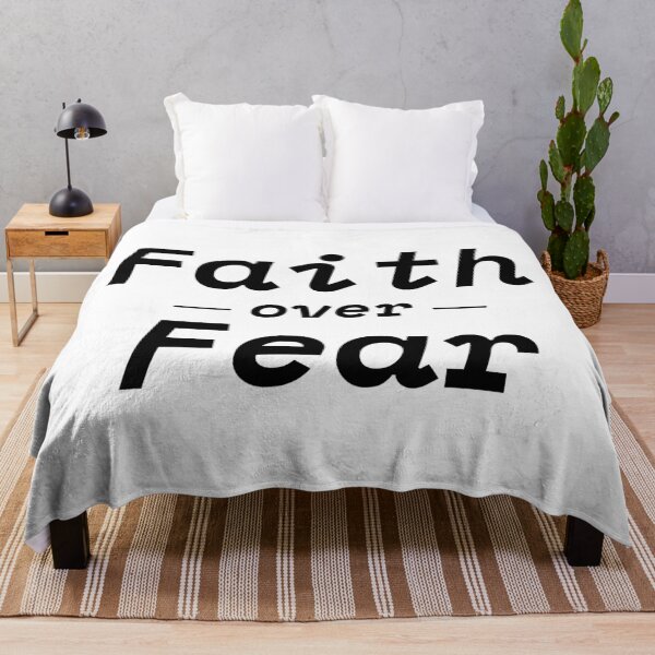 Item preview, Faith Over Fear | Minimalist Inspirational Quote designed and sold by Nikola Dio.