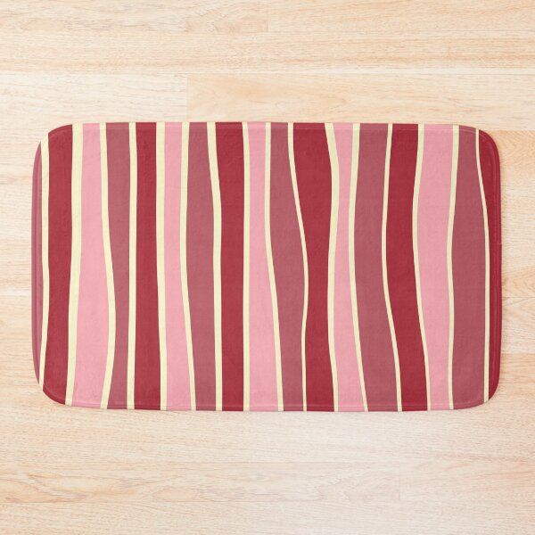 Item preview, Imperfect stripe-Burgundy, Pink & Dusty rose designed and sold by Pattern Petals.