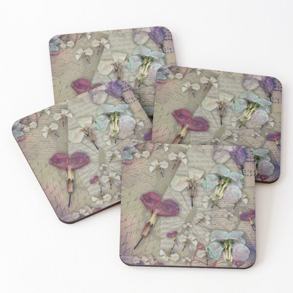 Item preview, No. 02 — Purple Pressed Flowers and Text designed and sold by Legacy Star Designs.