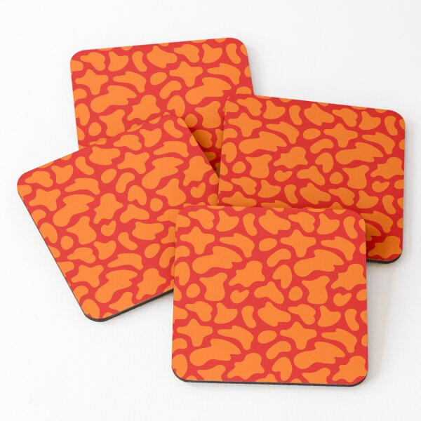 Item preview, Modern Graphic Cow Print Pattern | Red & Orange designed and sold by Frohyou.