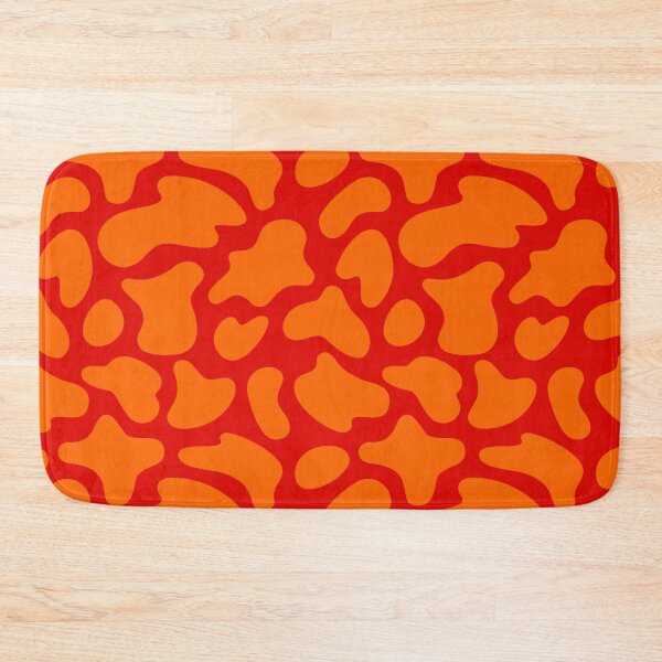 Item preview, Modern Graphic Cow Print Pattern | Red & Orange designed and sold by Frohyou.