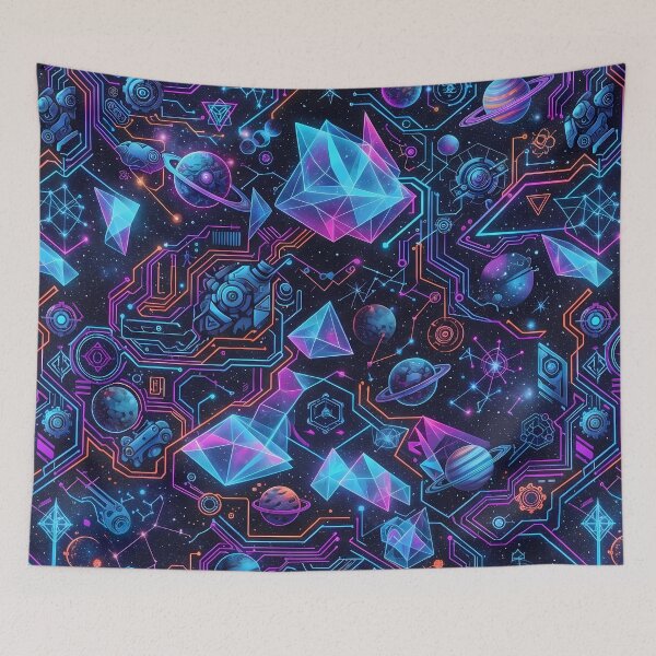 Item preview, Man Cosmic Sacred Geometry Dark Celestial Astrology Pattern designed and sold by ART ATTACK ZONE.