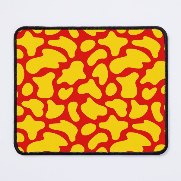Item preview, Modern Graphic Cow Print Pattern | Red & Yellow designed and sold by Frohyou.