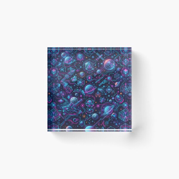 Item preview, Woman Cosmic Sacred Geometry Dark Celestial Astrology Pattern designed and sold by ART ATTACK ZONE.