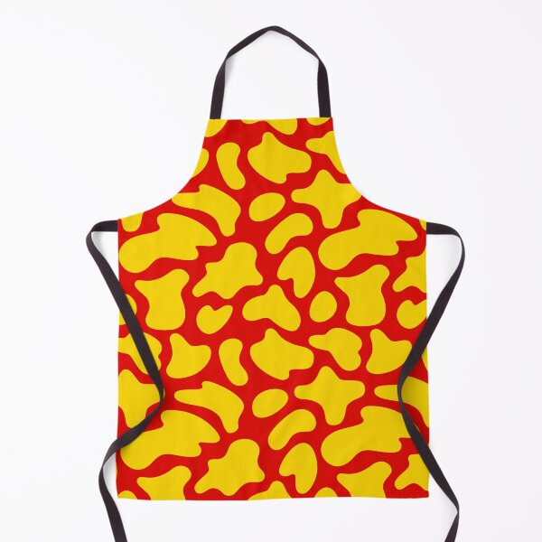 Item preview, Modern Graphic Cow Print Pattern | Red & Yellow designed and sold by Frohyou.