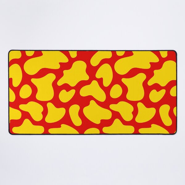 Item preview, Modern Graphic Cow Print Pattern | Red & Yellow designed and sold by Frohyou.