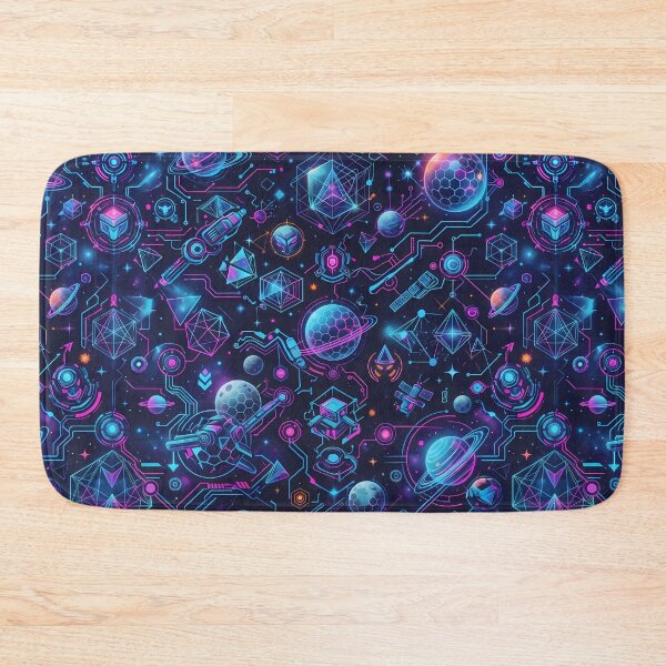 Item preview, Woman Cosmic Sacred Geometry Dark Celestial Astrology Pattern designed and sold by ART ATTACK ZONE.
