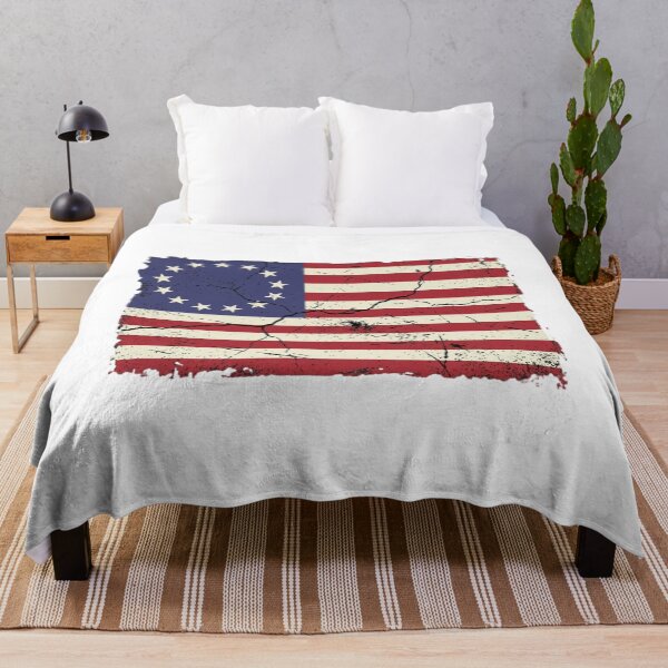Item preview, Distressed 13 Stars Colonial Flag Vintage Grunge designed and sold by SiarheiYur.