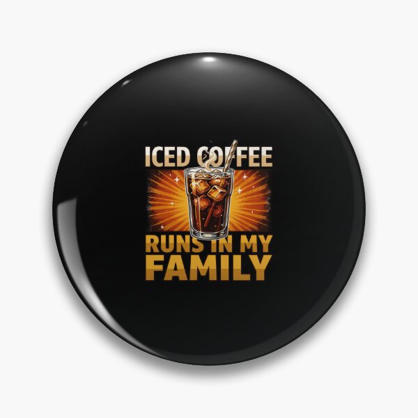 Item preview, Funny Art Design Iced Coffee Runs In My Family Drink Humor  designed and sold by fantasticdesign.