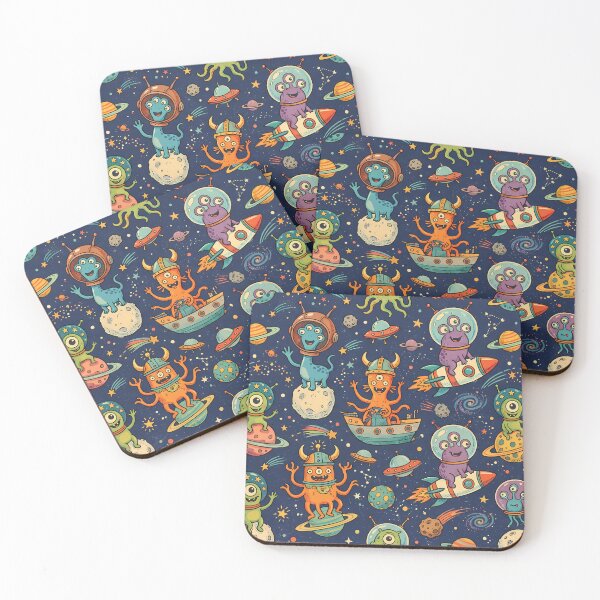 Item preview, Alien Cosmic Sacred Geometry Dark Celestial Astrology Pattern designed and sold by ART ATTACK ZONE.