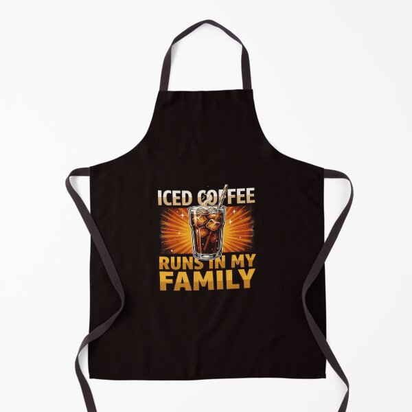 Item preview, Funny Art Design Iced Coffee Runs In My Family Drink Humor designed and sold by fantasticdesign.