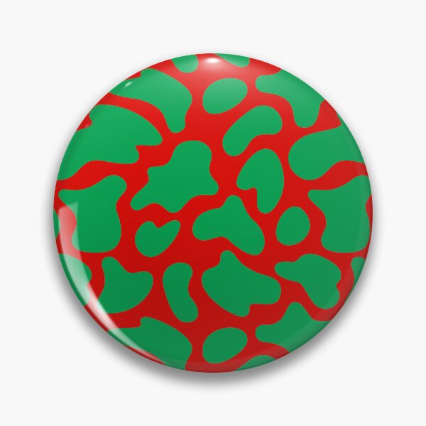 Item preview, Modern Graphic Cow Print Pattern | Red & Green designed and sold by Frohyou.