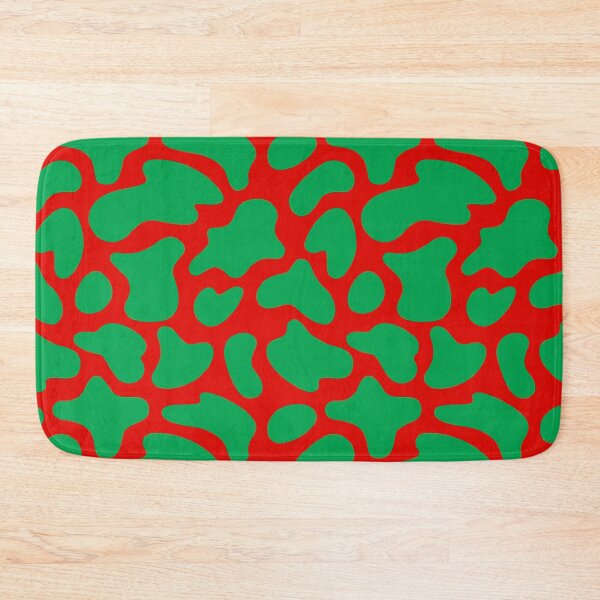 Item preview, Modern Graphic Cow Print Pattern | Red & Green designed and sold by Frohyou.
