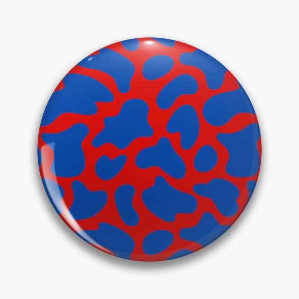 Item preview, Modern Graphic Cow Print Pattern | Red & Blue designed and sold by Frohyou.