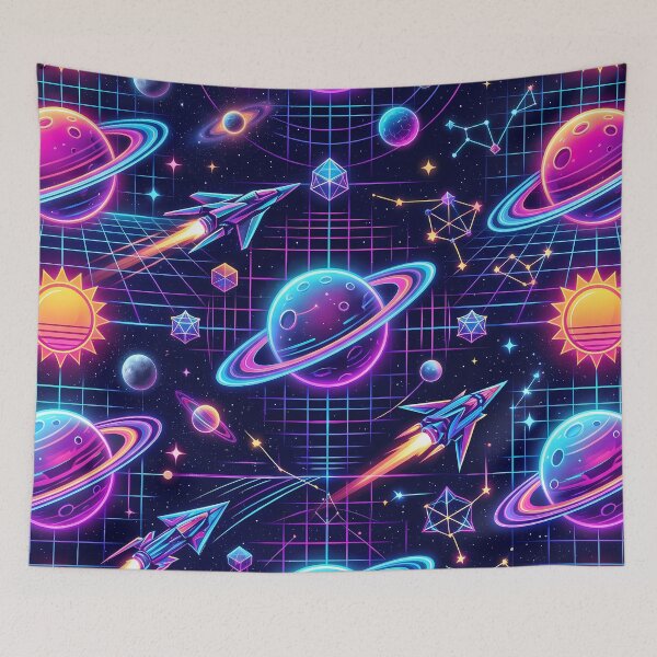 Item preview, Sister Cosmic Sacred Geometry Dark Celestial Astrology Pattern designed and sold by ART ATTACK ZONE.