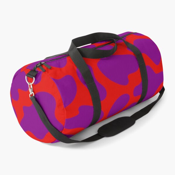 Item preview, Modern Graphic Cow Print Pattern | Red & Purple designed and sold by Frohyou.