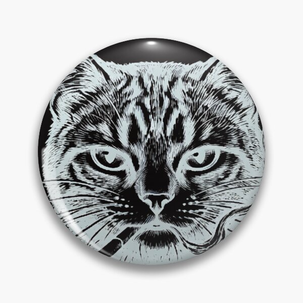 Item preview, Badass cat Smoking Edgy Streetwear Aesthetic designed and sold by w66aboo.