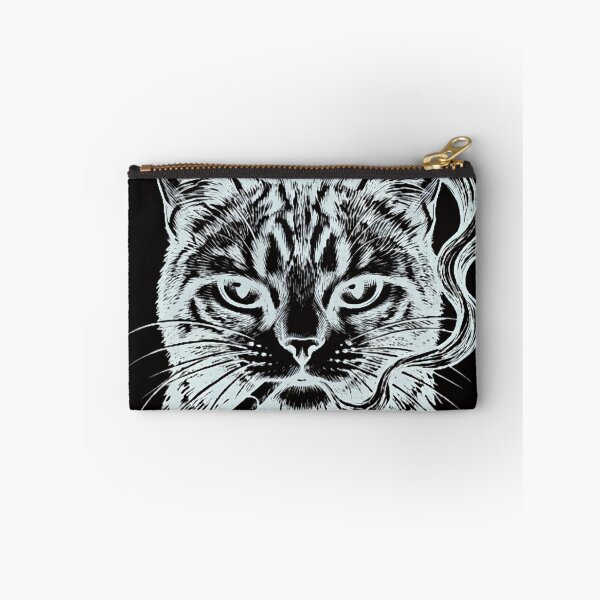 Item preview, Badass cat Smoking Edgy Streetwear Aesthetic designed and sold by w66aboo.