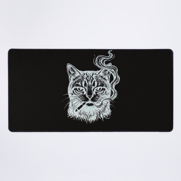 Item preview, Badass cat Smoking Edgy Streetwear Aesthetic designed and sold by w66aboo.
