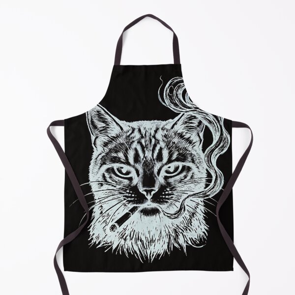 Item preview, Badass cat Smoking Edgy Streetwear Aesthetic designed and sold by w66aboo.