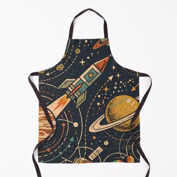 Item preview, Retro Cosmic Sacred Geometry Dark Celestial Astrology Pattern designed and sold by ART ATTACK ZONE.