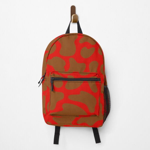 Item preview, Modern Graphic Cow Print Pattern | Red & Brown designed and sold by Frohyou.