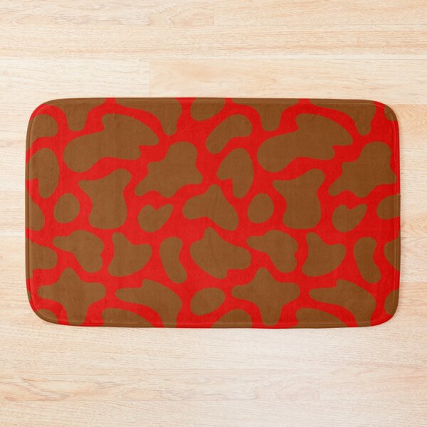 Item preview, Modern Graphic Cow Print Pattern | Red & Brown designed and sold by Frohyou.