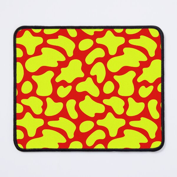 Item preview, Modern Graphic Cow Print Pattern | Red & Chartreuse designed and sold by Frohyou.