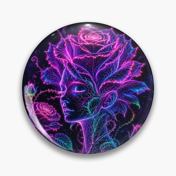 Item preview, Rose personified — bioluminescent botanical spirit designed and sold by Axokris.