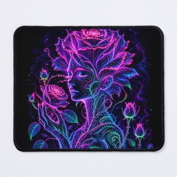 Item preview, Rose personified — bioluminescent botanical spirit designed and sold by Axokris.