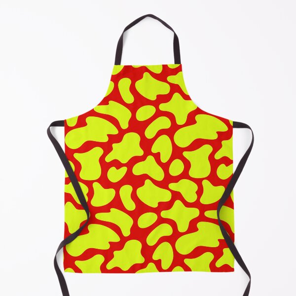 Item preview, Modern Graphic Cow Print Pattern | Red & Chartreuse designed and sold by Frohyou.