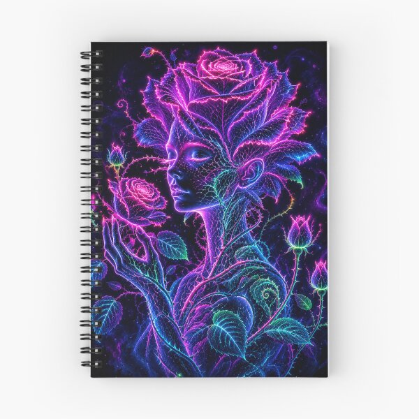 Item preview, Rose personified — bioluminescent botanical spirit designed and sold by Axokris.