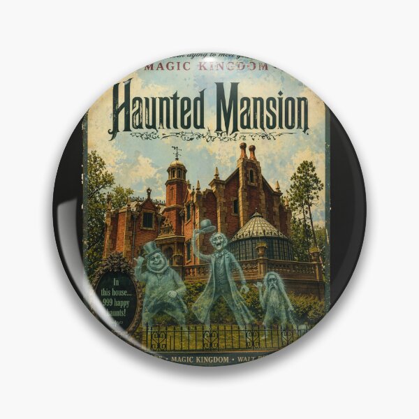 Item preview, Walt Disney World Vintage 999 Happy Haunts Poster Design designed and sold by Shirts With Pride.