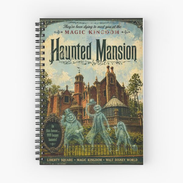 Item preview, Walt Disney World Vintage 999 Happy Haunts Poster Design designed and sold by Shirts With Pride.
