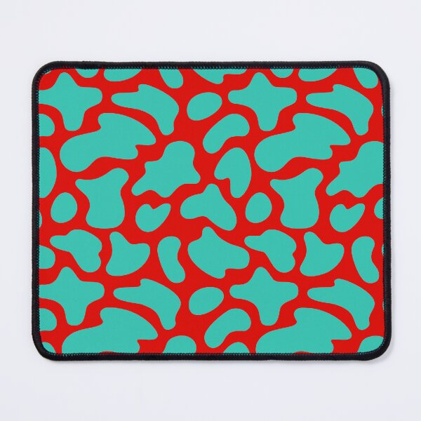 Item preview, Modern Graphic Cow Print Pattern | Red & Teal designed and sold by Frohyou.