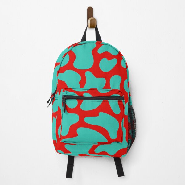 Item preview, Modern Graphic Cow Print Pattern | Red & Teal designed and sold by Frohyou.