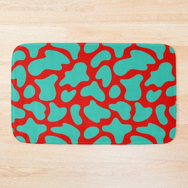 Item preview, Modern Graphic Cow Print Pattern | Red & Teal designed and sold by Frohyou.