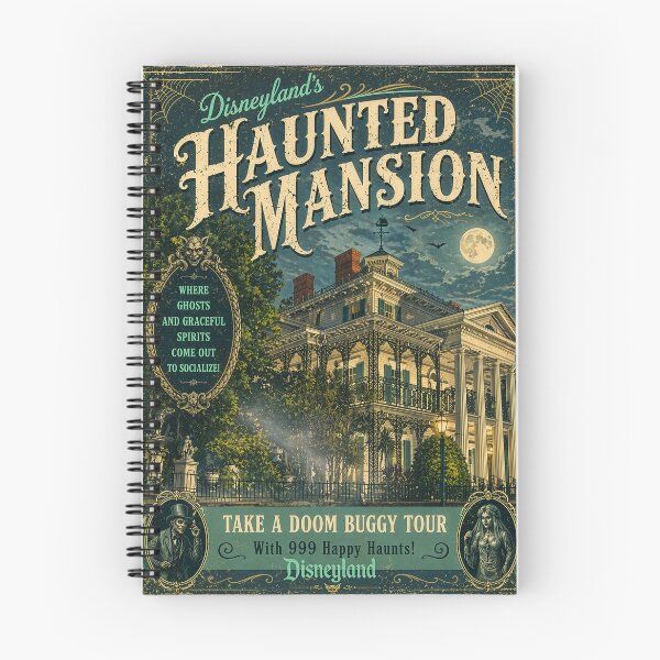 Item preview, Vintage Haunted Mansion Attraction Poster Design designed and sold by Shirts With Pride.