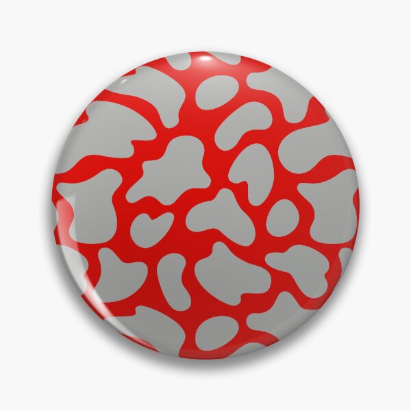 Item preview, Modern Graphic Cow Print Pattern | Red & Grey designed and sold by Frohyou.