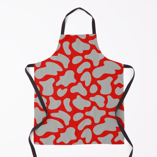 Item preview, Modern Graphic Cow Print Pattern | Red & Grey designed and sold by Frohyou.