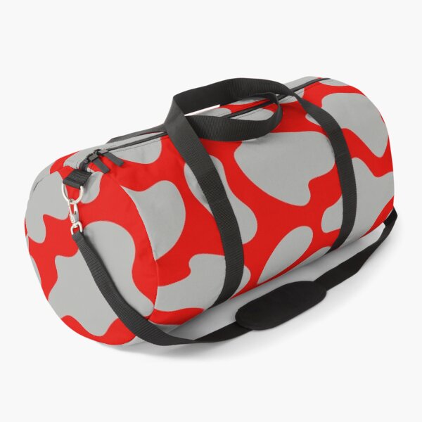 Item preview, Modern Graphic Cow Print Pattern | Red & Grey designed and sold by Frohyou.