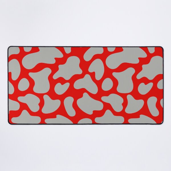 Item preview, Modern Graphic Cow Print Pattern | Red & Grey designed and sold by Frohyou.