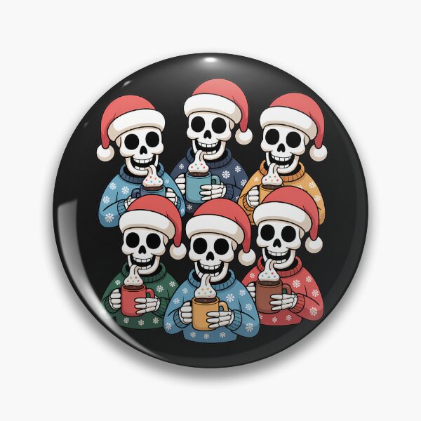 Item preview, Sleepy Skeleton Christmas Cocoa Cozy Holiday Shirt designed and sold by Raw Tigers.
