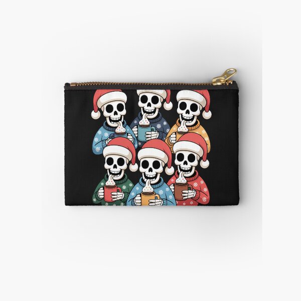 Item preview, Sleepy Skeleton Christmas Cocoa Cozy Holiday Shirt designed and sold by Raw Tigers.