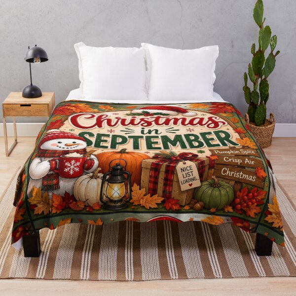 Item preview, Christmas in September – Fall Begins Christmas Cheer designed and sold by FindYouByZ.